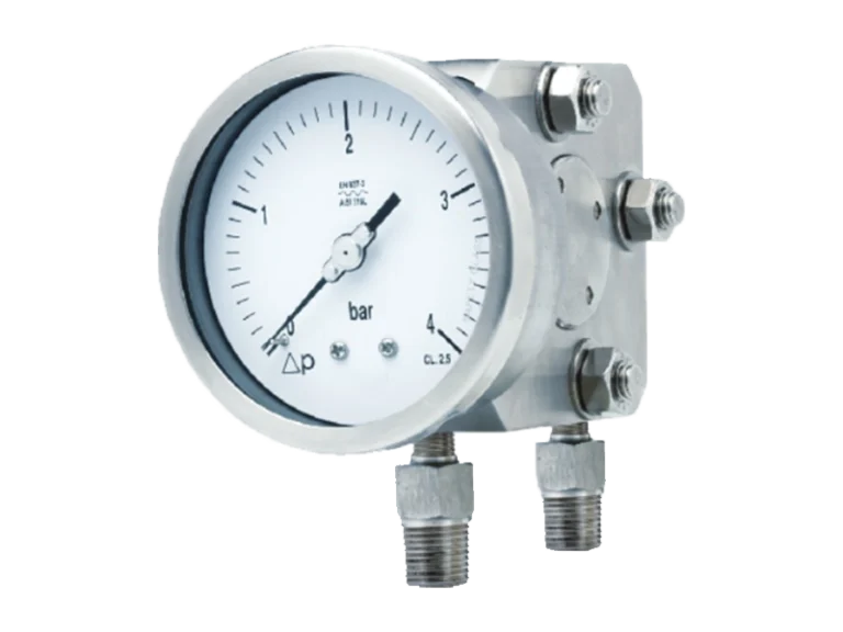 Double Diaphragm Differential Pressure Gauge