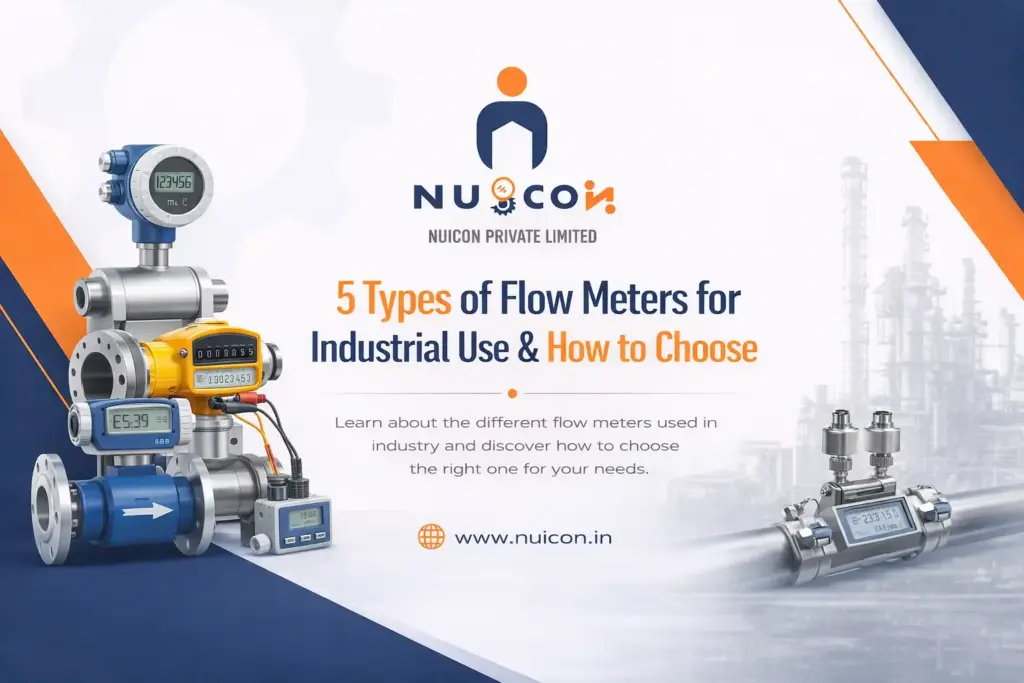 5 Types of Flow Meters for Industrial Use & How to Choose Nuicon