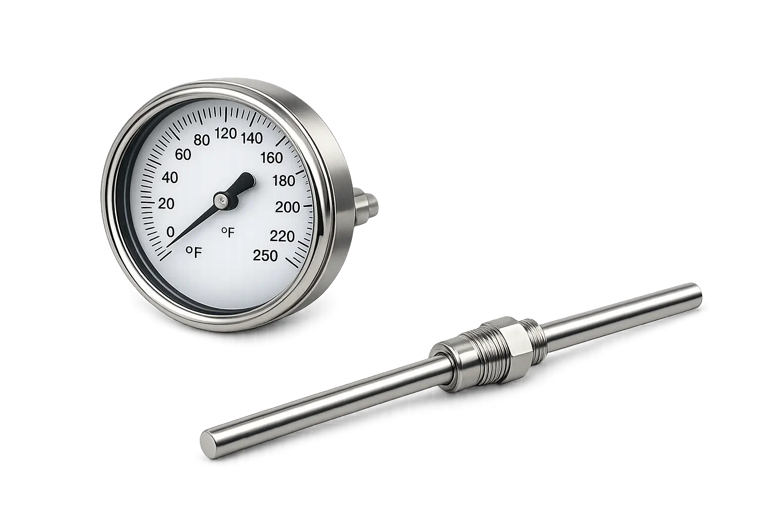 Bimetal Dial Thermometer Temperature Nuicon