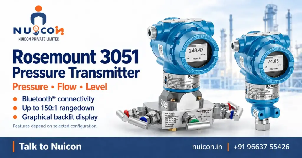 Rosemount 3051 pressure transmitter | Nuicon,