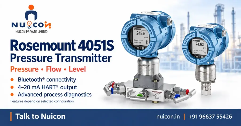 Rosemount 4051S Pressure transmitter | Nuicon